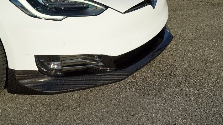 Photo of Novitec Carbon Fibre Front Spoiler Lip for the Tesla Model S - Image 2