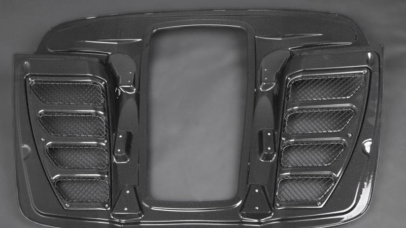 Photo of Capristo Engine Bonnet / Cover in Carbon Fibre & Glass (Spider) for the Ferrari 458 Italia/Spider - Image 18