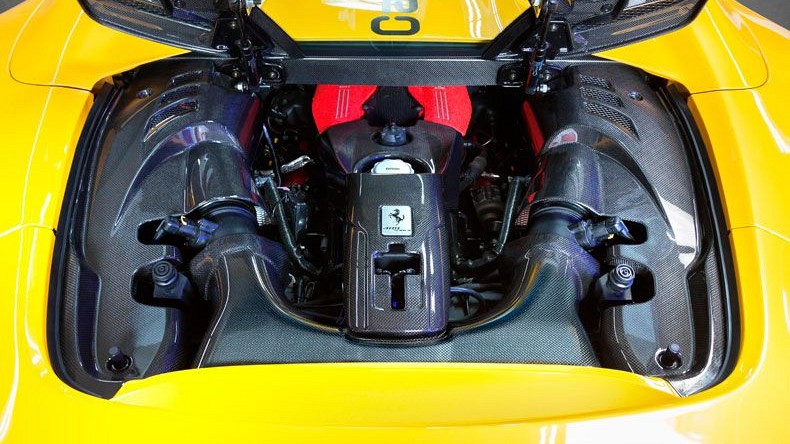 Photo of Capristo Engine Bay Side Covers (Carbon) for the Ferrari 488 GTB/Spider - Image 2