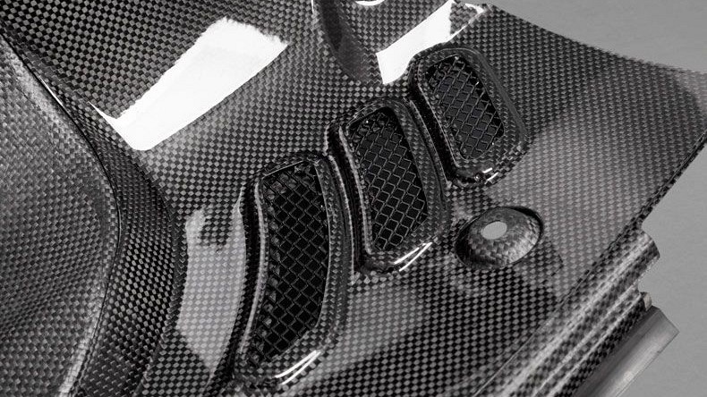 Photo of Capristo Engine Bay Side Covers (Carbon) for the Ferrari 488 GTB/Spider - Image 4