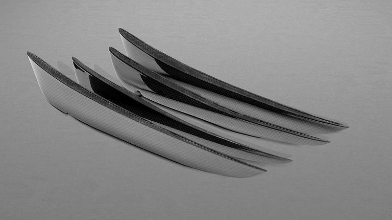 Photo of Capristo Front Fins in Carbon Fibre for the Ferrari 458 Speciale/Aperta - Image 5