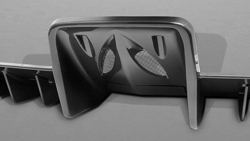 Photo of Capristo Rear Diffusor in Carbon Fibre for the Ferrari 458 Speciale/Aperta - Image 8
