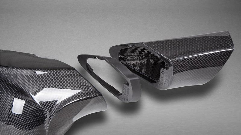 Photo of Capristo Carbon Fibre Wing Mirror Housing Set for the Ferrari 488 GTB/Spider - Image 7
