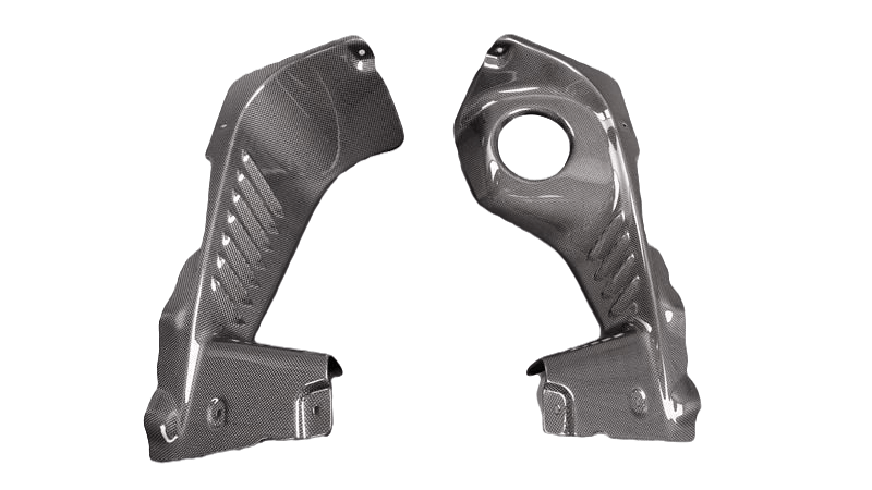 Photo of Capristo Engine Compartment Side Covers in Carbon Fibre (Spider) for the Ferrari 458 Italia/Spider - Image 1
