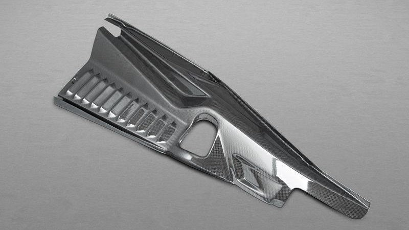 Photo of Capristo Engine Compartment Side Covers in Carbon Fibre (Italia/Speciale) for the Ferrari 458 Speciale/Aperta - Image 2