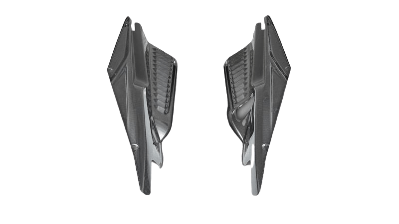 Photo of Capristo Engine Compartment Side Covers in Carbon Fibre (Italia/Speciale) for the Ferrari 458 Speciale/Aperta - Image 1