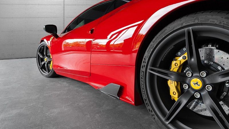 Photo of Capristo Side Fins in Carbon Fibre for the Ferrari 458 Speciale/Aperta - Image 2
