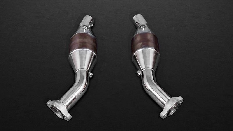 Photo of Capristo Catalytic Converters without Heat Protection for the Ferrari 360 - Image 1
