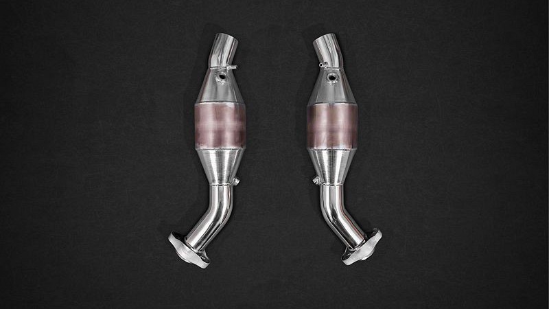 Photo of Capristo Catalytic Converters without Heat Protection for the Ferrari 360 - Image 2