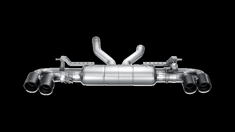 Photo of Akrapovic Slip-On Line Titanium Exhaust for the Porsche Cayenne Turbo (2003-2017) - Image 3