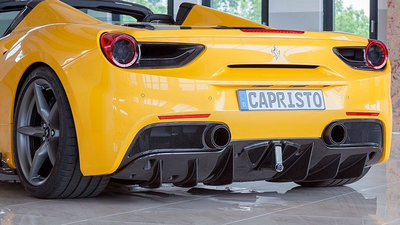 Photo of Capristo Rear Diffuser (Carbon) for the Ferrari 488 GTB/Spider - Image 2