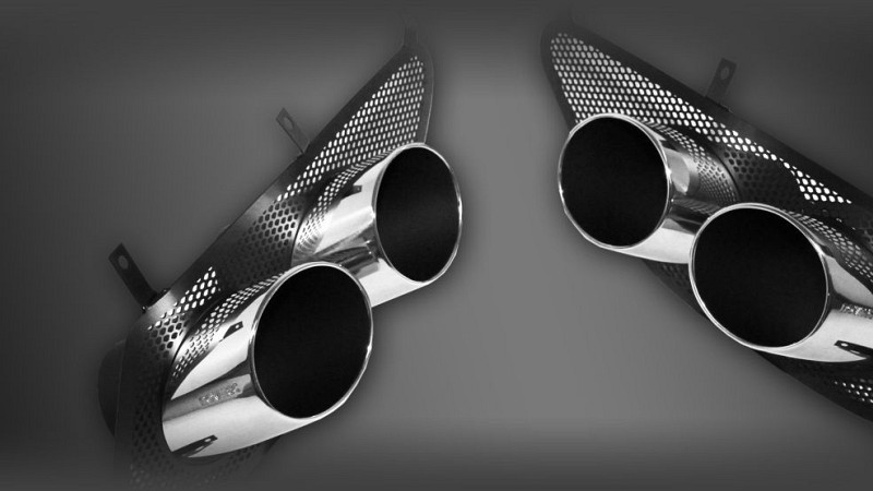 Photo of Novitec Tailpipes with Mesh Insert (set of 2) for the Ferrari FF - Image 3