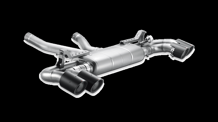 Photo of Akrapovic Slip-On Line Titanium Exhaust for the Porsche Cayenne Turbo (2003-2017) - Image 1