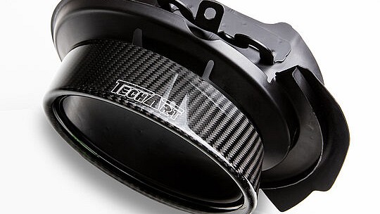 Photo of Techart carbon tailpipe trims for the Porsche 992 Turbo/S - Image 4