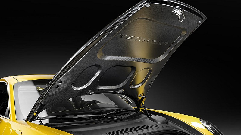 Photo of Techart carbon aero hood for the Porsche 992 Turbo/S - Image 3
