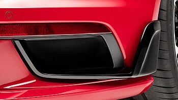 Photo of Techart air outlets on the rear apron for the Porsche 992 Turbo/S - Image 2