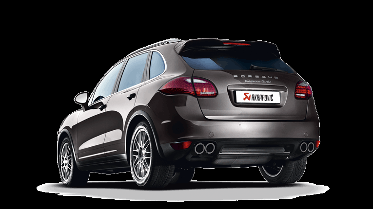 Photo of Akrapovic Slip-On Line Titanium Exhaust for the Porsche Cayenne Turbo (2003-2017) - Image 5