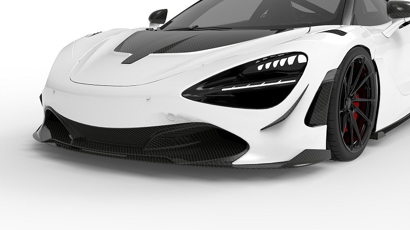 Photo of 1016 Industries Carbon Front Aero Lip (V1) for the McLaren 720S Coupe/Spider - Image 1