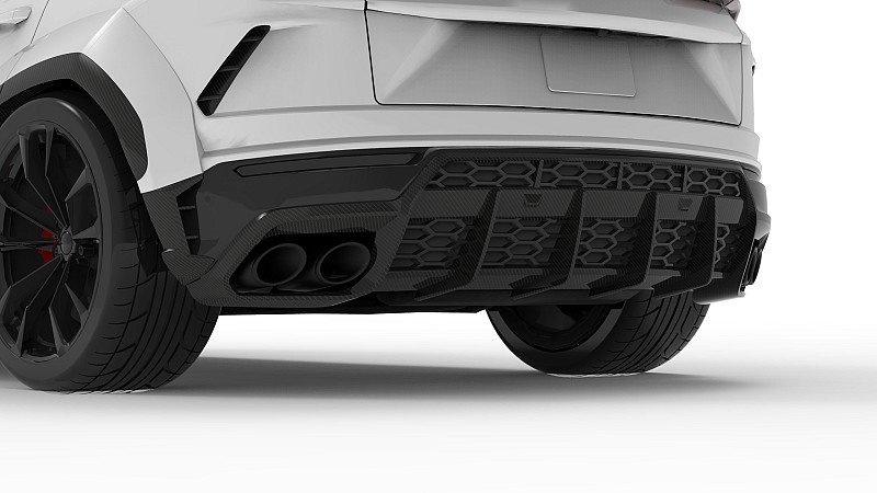 Photo of 1016 Industries Carbon Rear Diffuser for the Lamborghini Urus/Urus S - Image 1