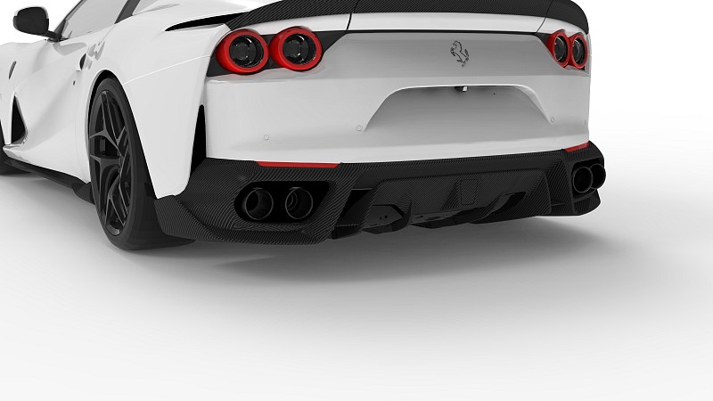 Photo of 1016 Industries Carbon Rear Diffuser (CENTRAL) for the Ferrari 812 Superfast/GTS - Image 2